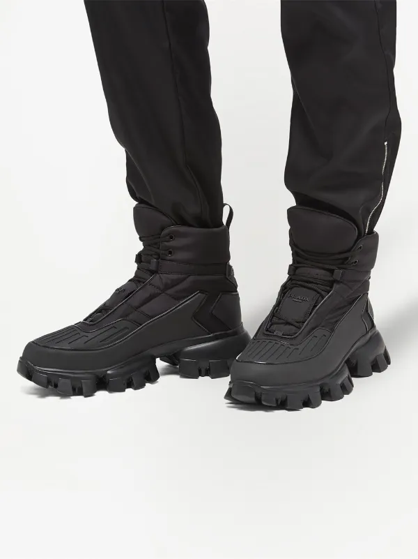 Shop Prada Cloudbust Thunder high-top sneakers with Express Delivery -  FARFETCH