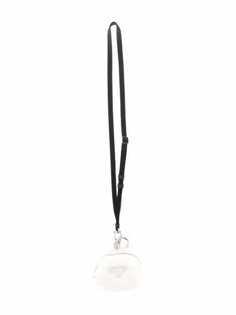 Prada Portachiavi mini con zip