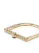 AHKAH 18kt yellow gold filament line diamond ring