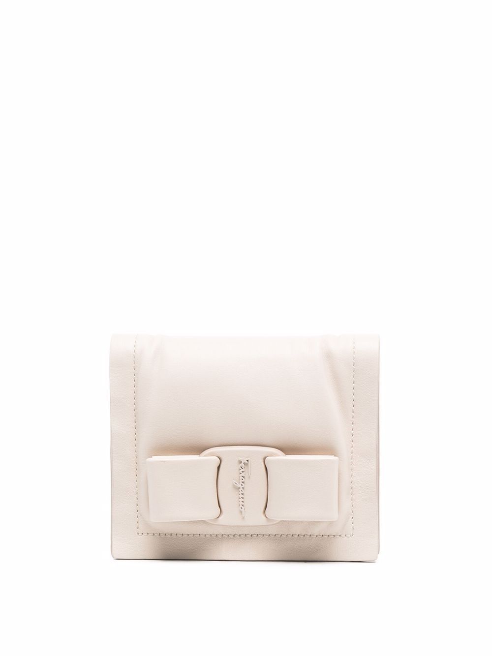 

Ferragamo Viva Bow bi-fold wallet - Neutrals