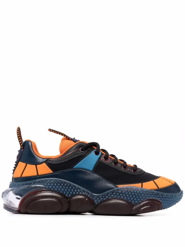 sneakers with colored soles