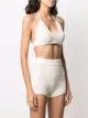 Rag & Bone Lena cotton-blend halterneck top