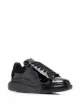 Image 2 of Alexander McQueen Oversize high-shine lace-up sneakers