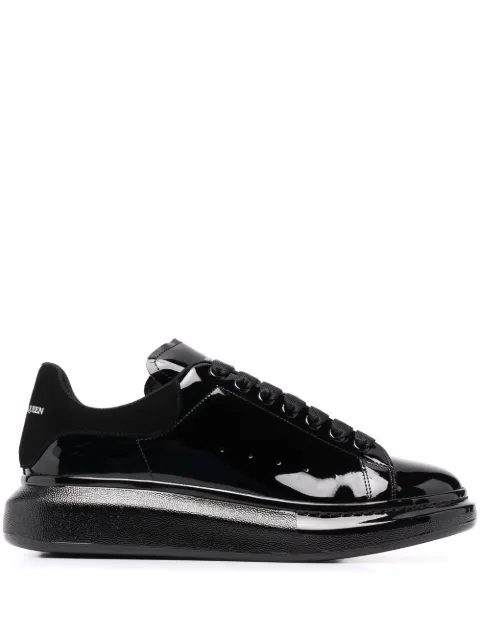 Alexander McQueen лакированные Oversized