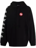 Raf Simons oversized patch-embellished hoodie - Black