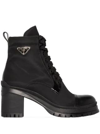 prada block heel bootie