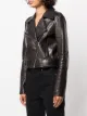 KHAITE Antonia leather biker jacket