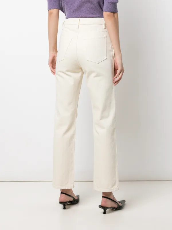 Khaite best sale white jeans