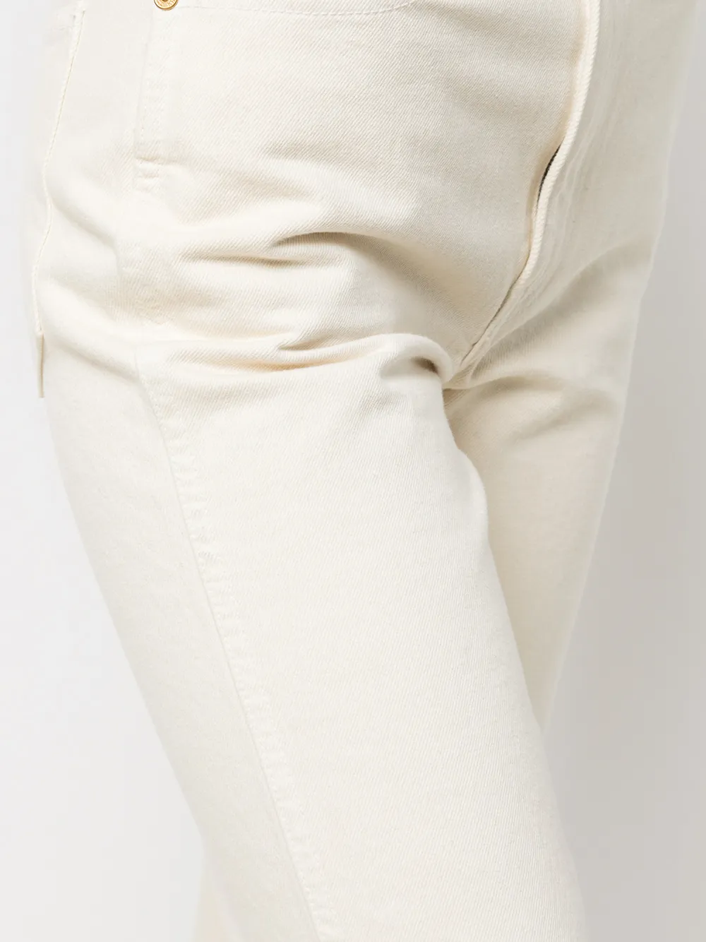 Shop Khaite The Abigail Straight-leg Jeans In Neutrals