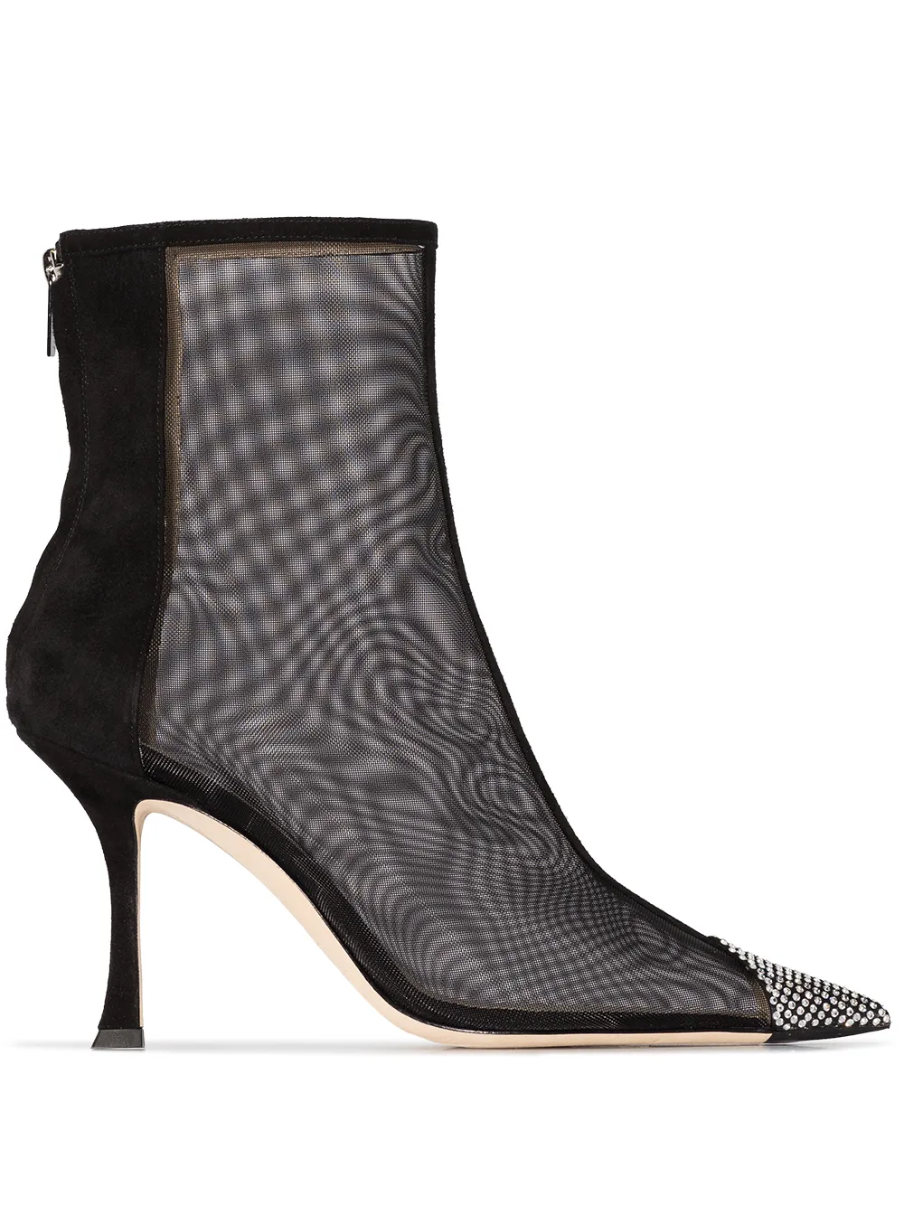 Jimmy Choo Naidoo 90mm mesh boots