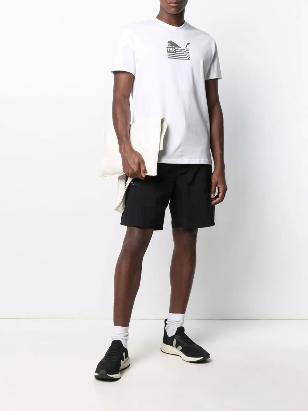 фото Puma футболка + hussle с логотипом из коллаборации с tmc