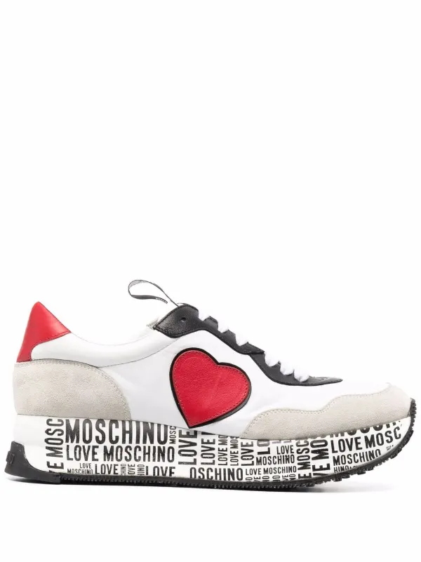 love moschino heart shoes