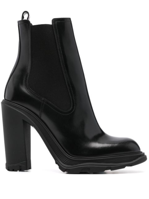 Alexander McQueen leather Chelsea boots Women