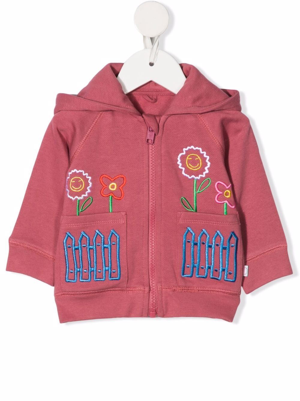 фото Stella mccartney kids худи на молнии с вышивкой