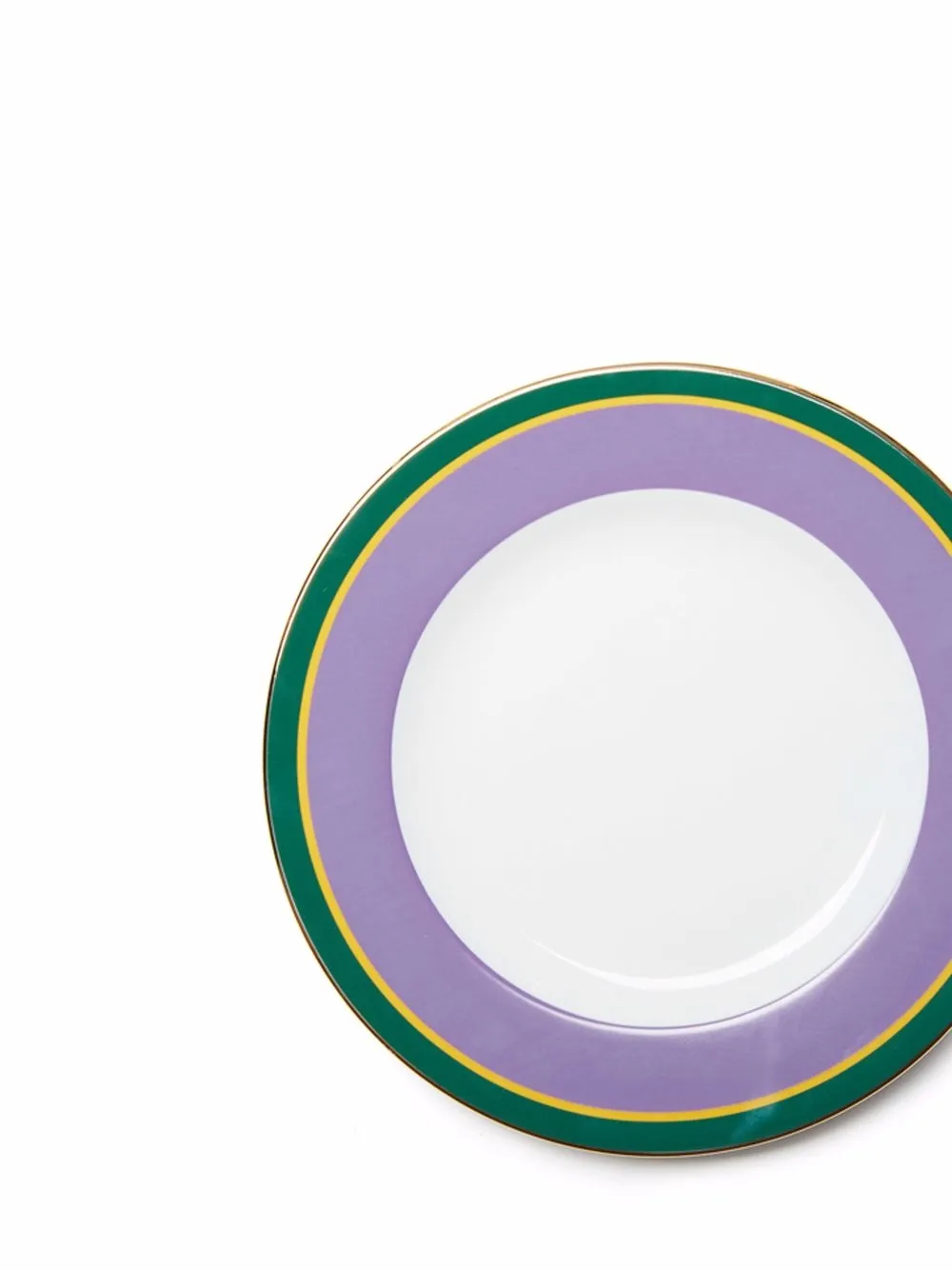 Shop La Doublej Set Of 2 Soup And Dinner Plates In Violett