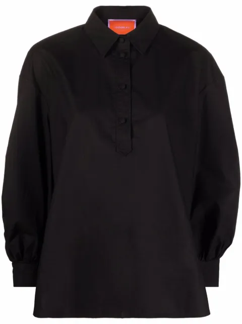 La DoubleJ Poet button-placket cotton shirt