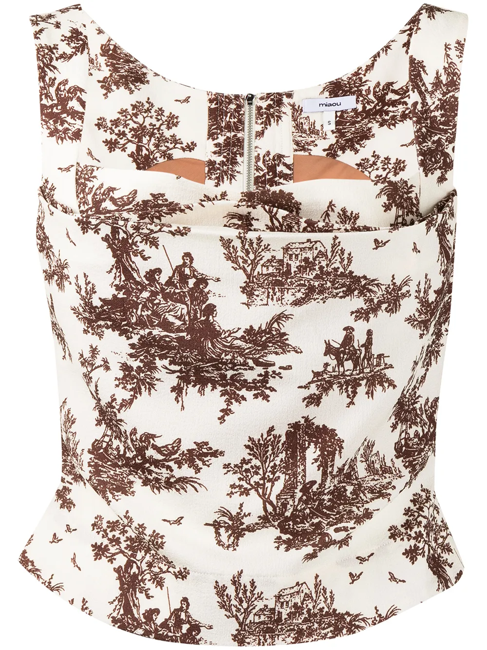 Miaou топ с цветочным принтом