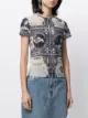 Miaou Mini money-print T-shirt
