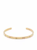 Maison Margiela Numbers cuff bracelet - Gold