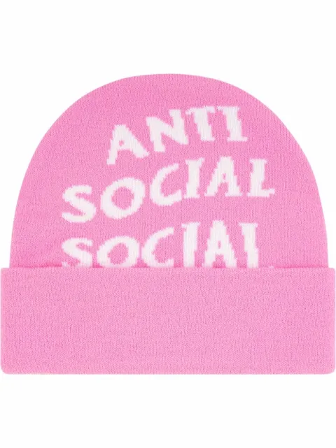 Anti Social Social Club Jaccardo knitted beanie hat