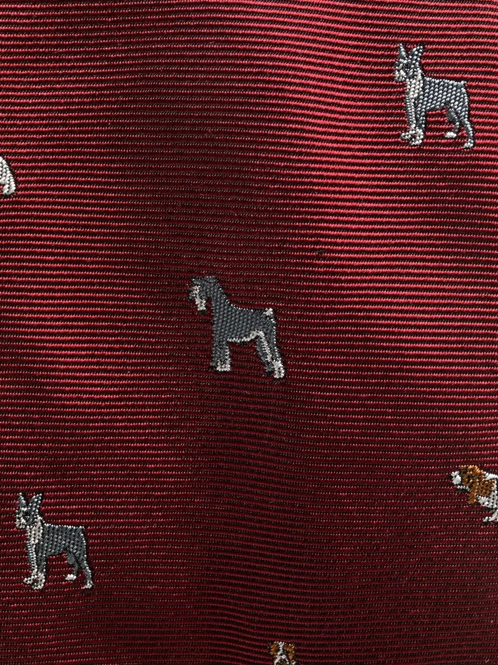 Image 2 of PAUL SMITH embroidered silk tie