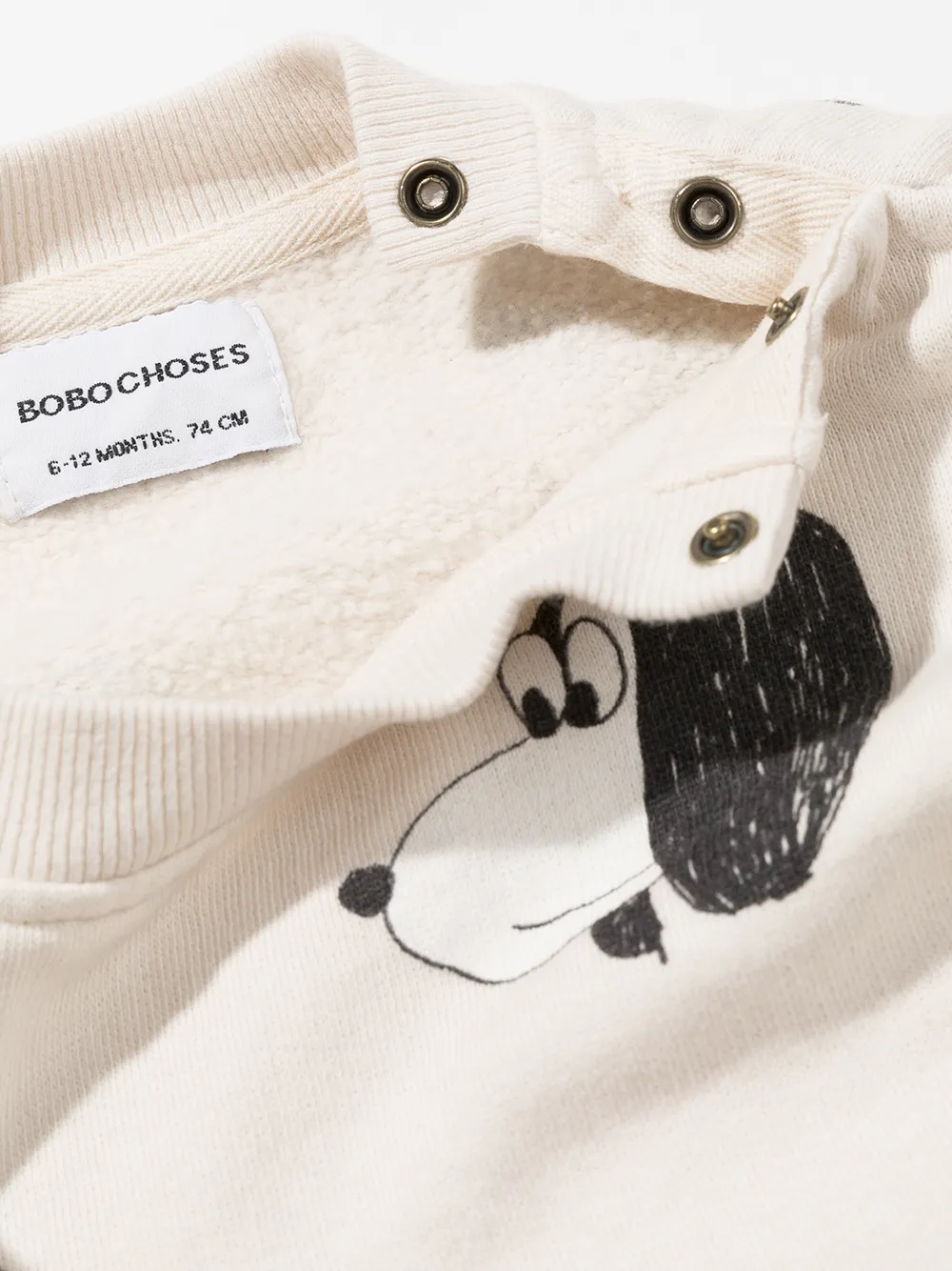 Bobo Choses Sweater met logoprint Beige