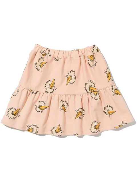 Bobo Choses Birdie tiered ruched skirt