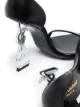 Saint Laurent Opyum 100mm leather sandals