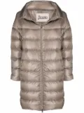 Herno down-feather mid-length coat - Neutrals