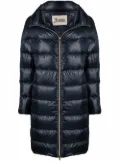 Herno down-feather mid-length coat - Blue