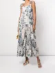 Image 2 of ZIMMERMANN floral-print tiered dress