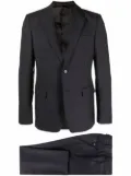 Prada single-breasted virgin wool-blend suit - Blue