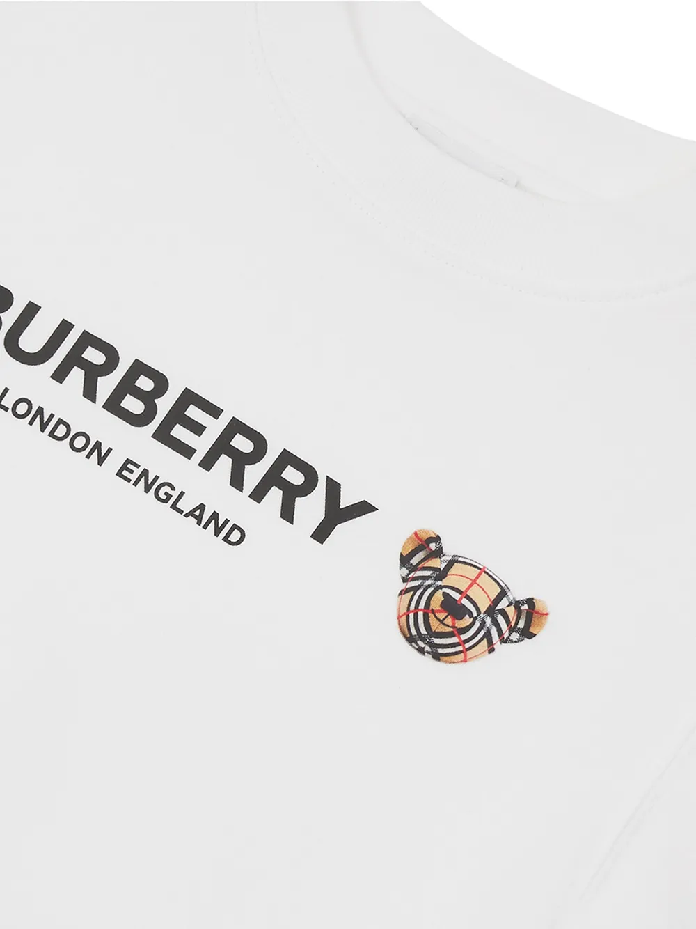 фото Burberry kids толстовка с узором thomas bear