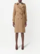 Burberry belted gabardine trench coat