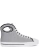 Image 1 of Burberry porthole detail high-top sneakers