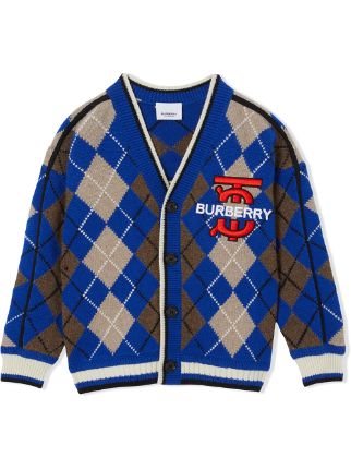 Burberry monogram-pattern Fleece Jacket - Farfetch