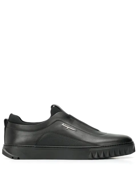 Ferragamo Tênis slip-on de couro
