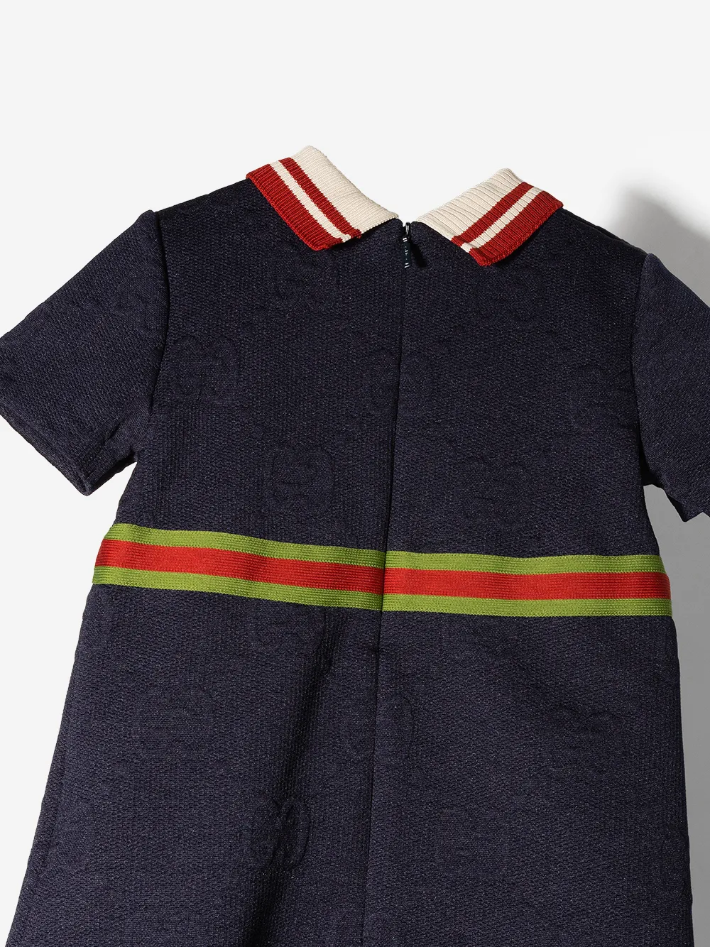 фото Gucci kids платье-рубашка с полосками
