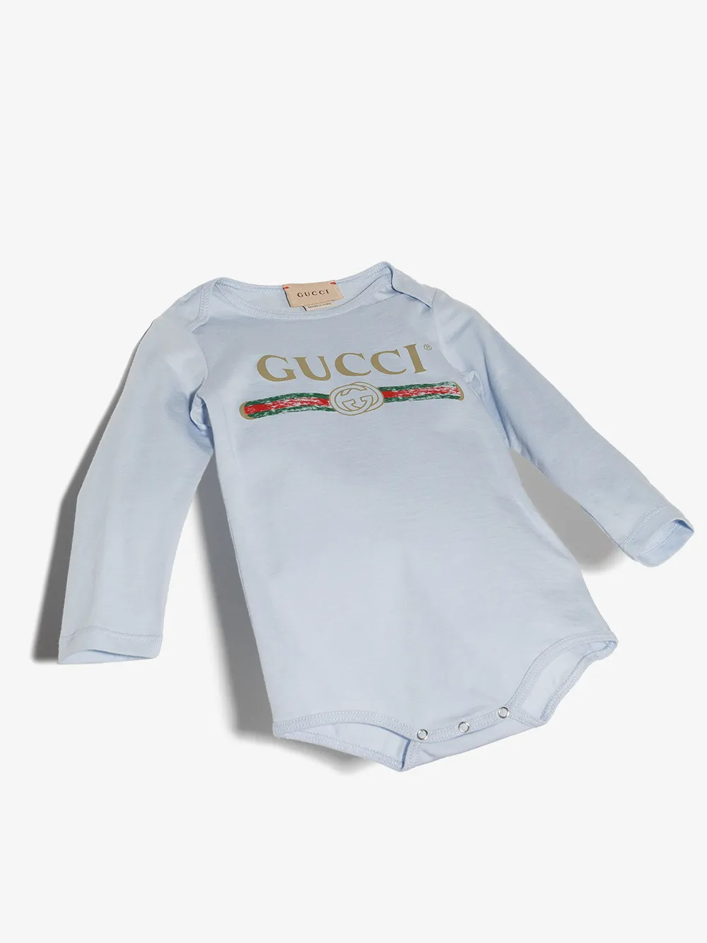 Image 2 of Gucci Kids logo-print cotton ift set