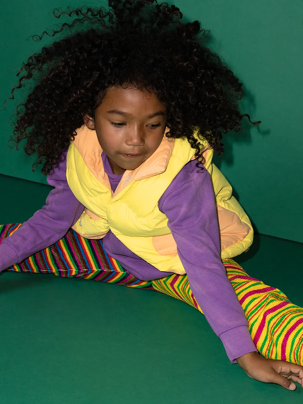 фото Erl kids двухцветный дутый жилет