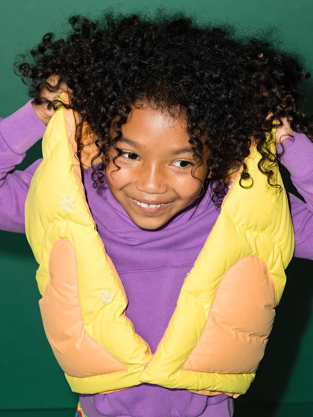 фото Erl kids двухцветный дутый жилет