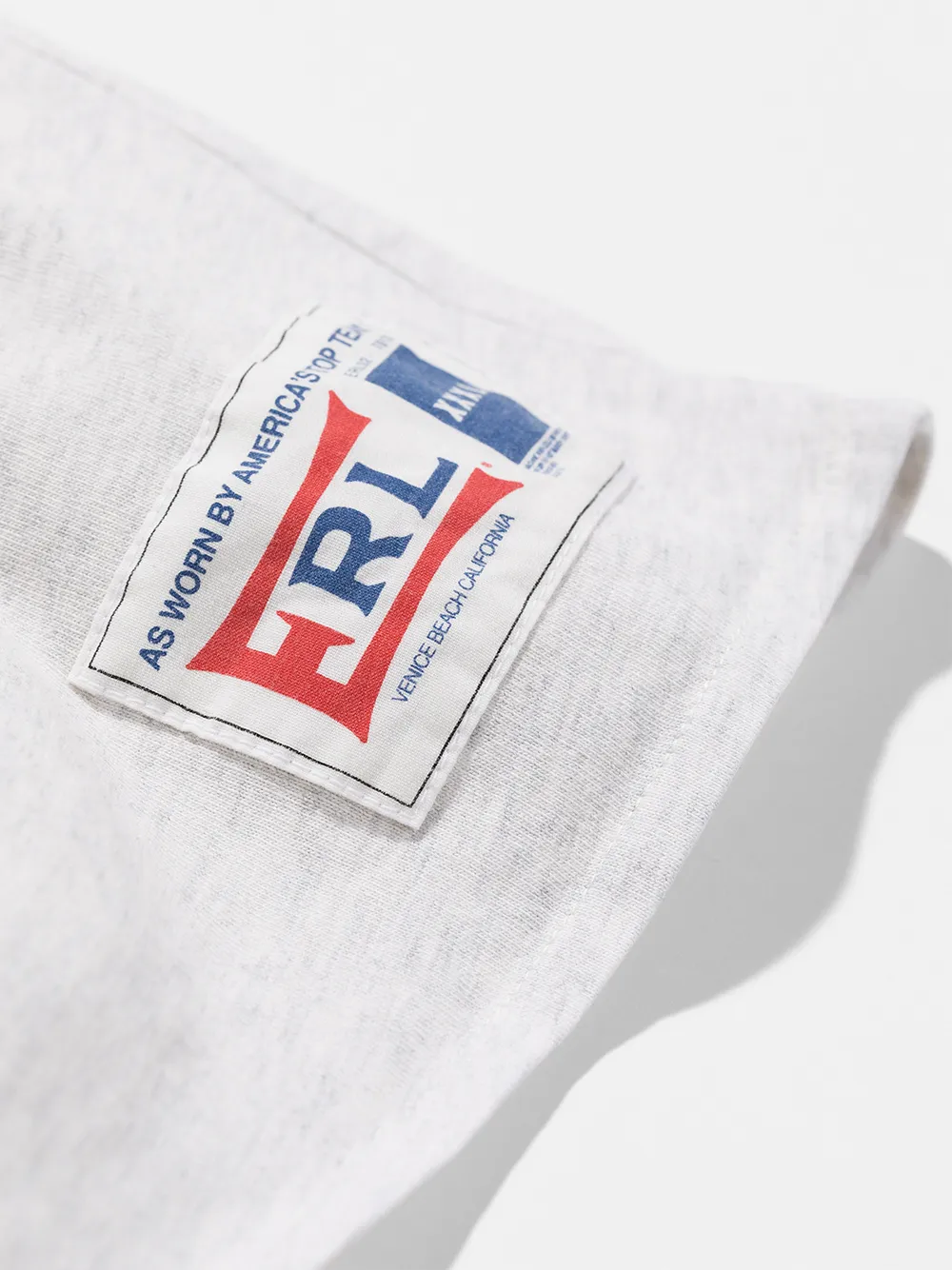 ERL KIDS T-shirt met logopatch - Grijs