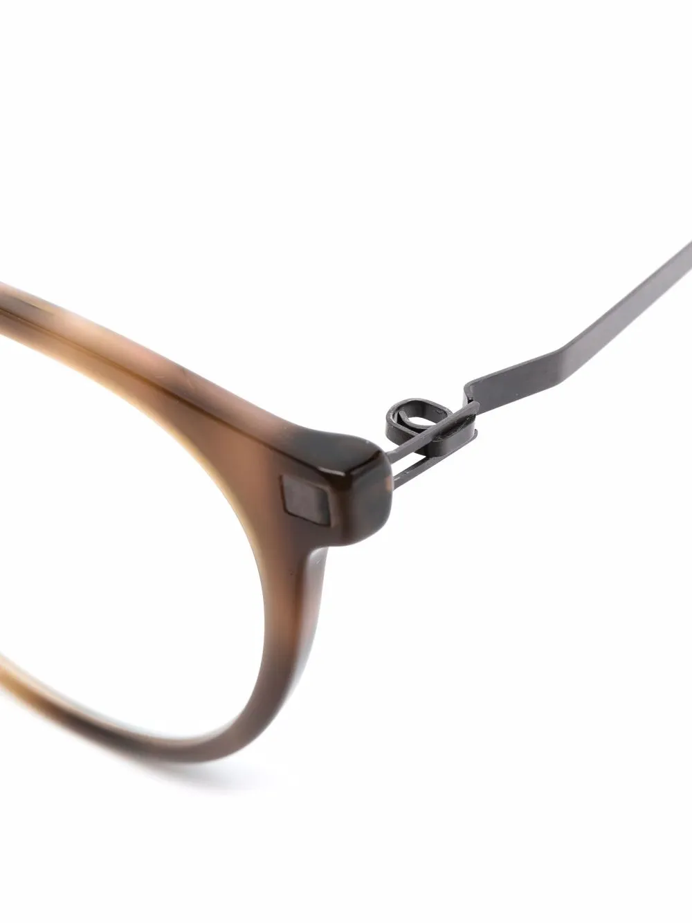 фото Mykita очки в круглой оправе черепаховой расцветки