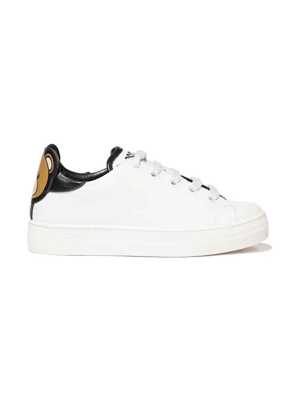 

Moschino Kids tenis con motivo Teddy Bear - Blanco