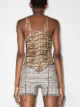 KNWLS Halcyon printed slip top