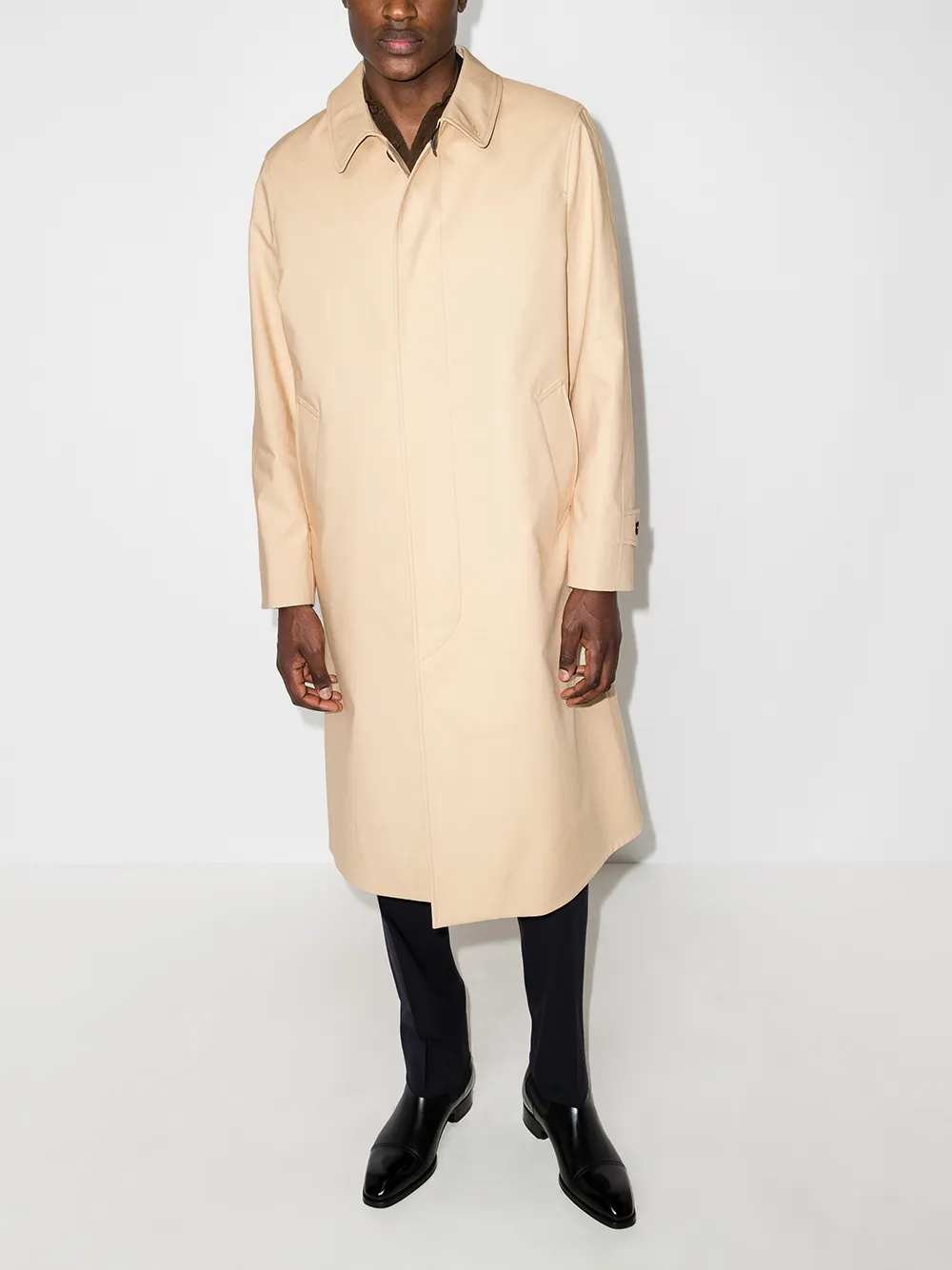 Image 2 of TOM FORD Bonded single-breasted coat