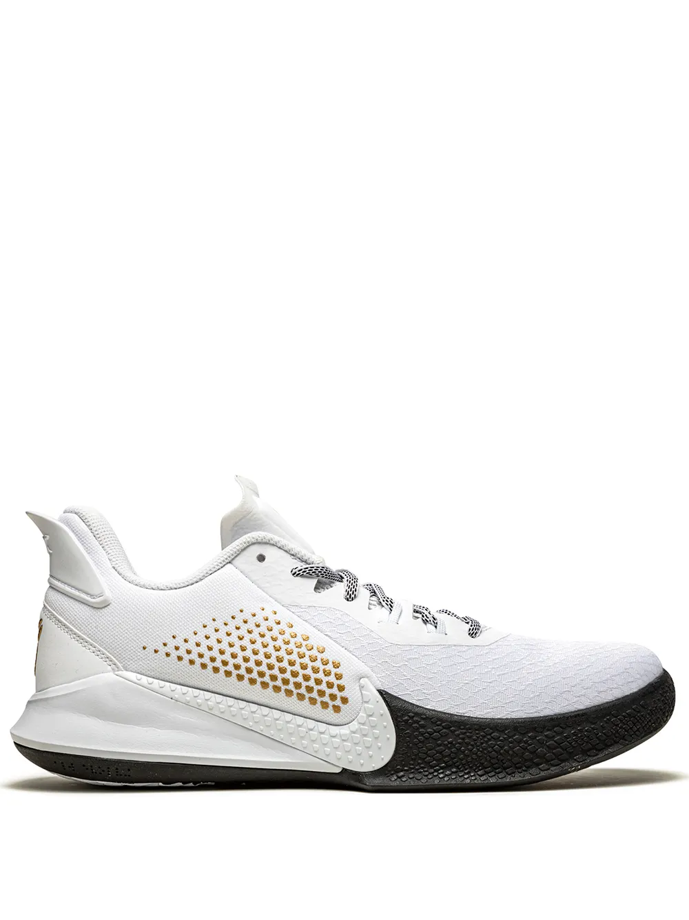 фото Nike кроссовки mamba fury white/metallic gold