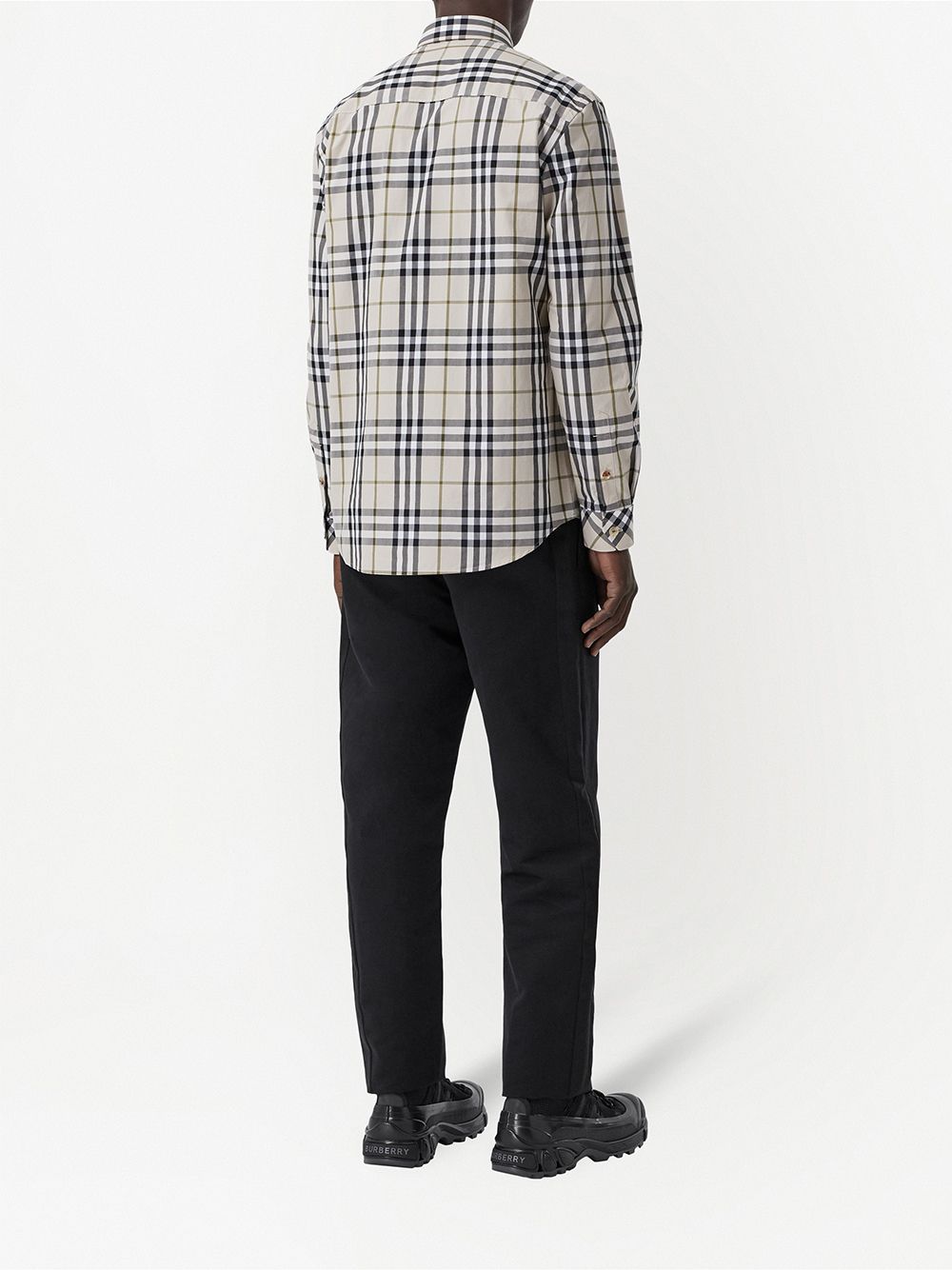 Burberry button-down Signature Check Shirt - Farfetch