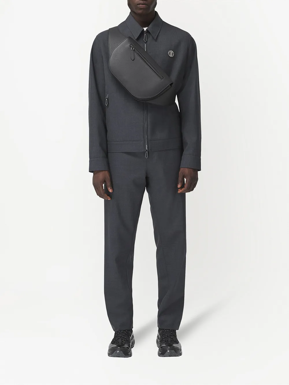 фото Burberry куртка harrington с монограммой