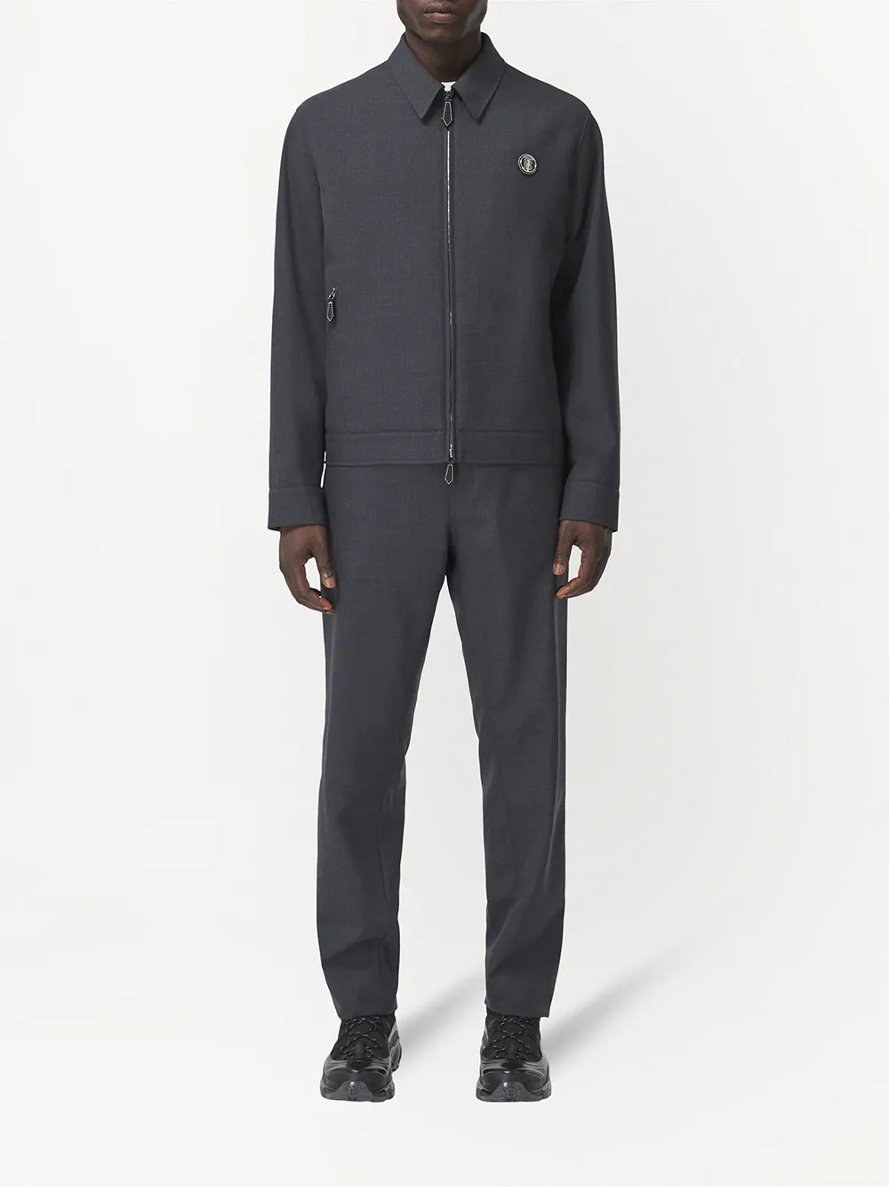 фото Burberry куртка harrington с монограммой